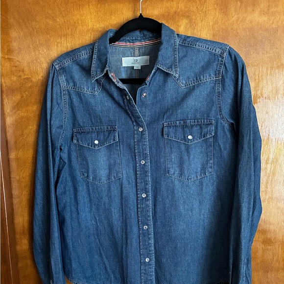 2 for $20 Thread & Supply Denim Shirt with Pearl snaps - Picture 2 of 8